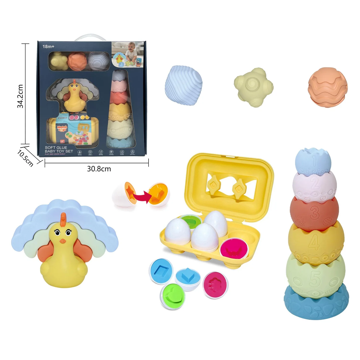 4 in 1 soft toys - Reference 02 product reference for B2B toy buyers
