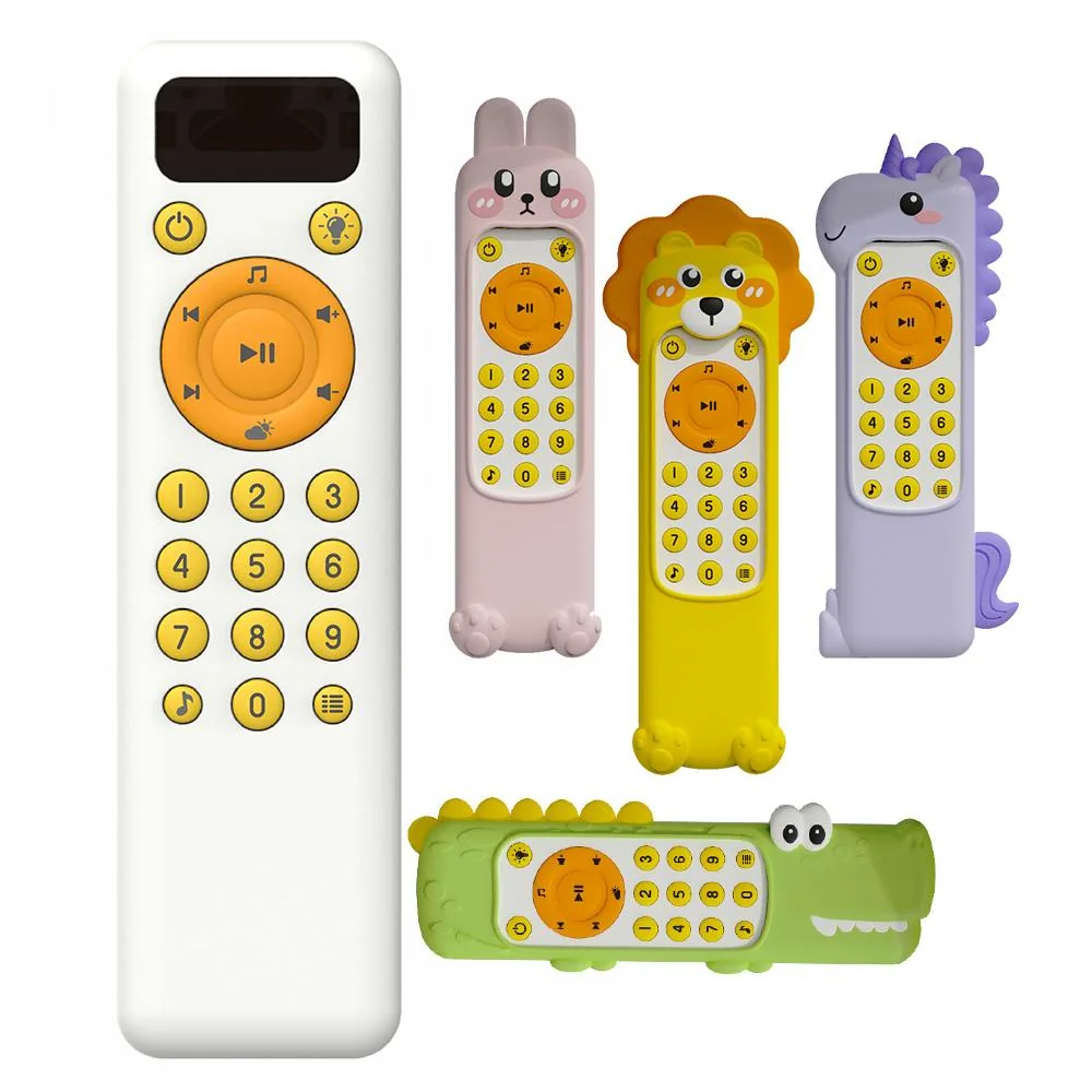 Early education toy set2PSC + silicone cover(lion, rabbit, unicorn, crocodile) product reference for B2B toy buyers