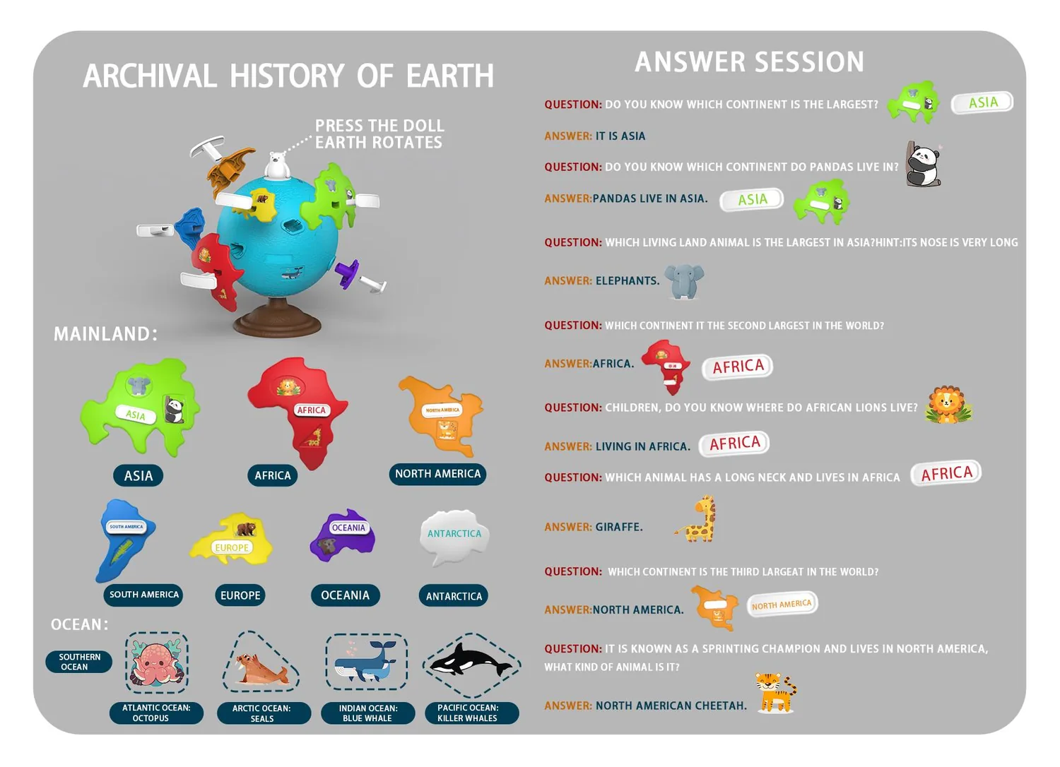Learning about the Earth product reference for B2B toy buyers