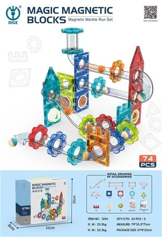 28PCS magnetic block blocks for drilling surface product reference for B2B toy buyers