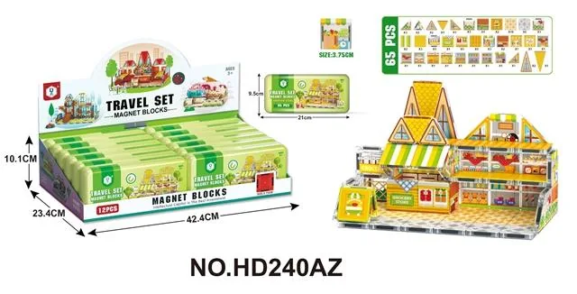 3.75 Metal Box Travel Set: Magnetic Tiles – Grocery Store, 65-Piece (12 per display box) product reference for B2B toy buyers