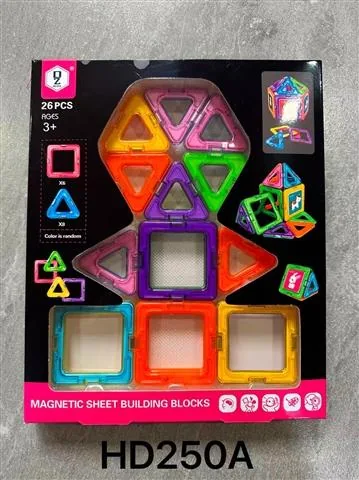 6.5 Magnetic Tiles, 26-Piece Set - Reference 02 product reference for B2B toy buyers