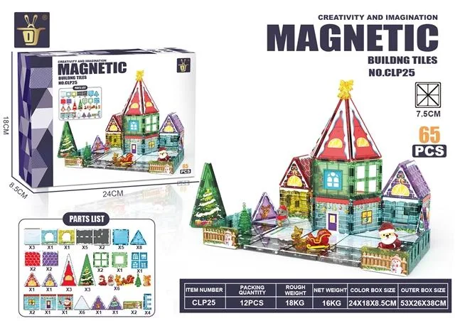 7.5cm Christmas magnet product reference for B2B toy buyers