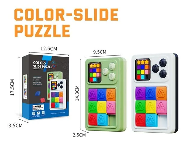 Color-slide puzzle product reference for B2B toy buyers