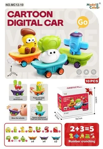 Educational Number Inertia Scooter(10pcs) product reference for B2B toy buyers