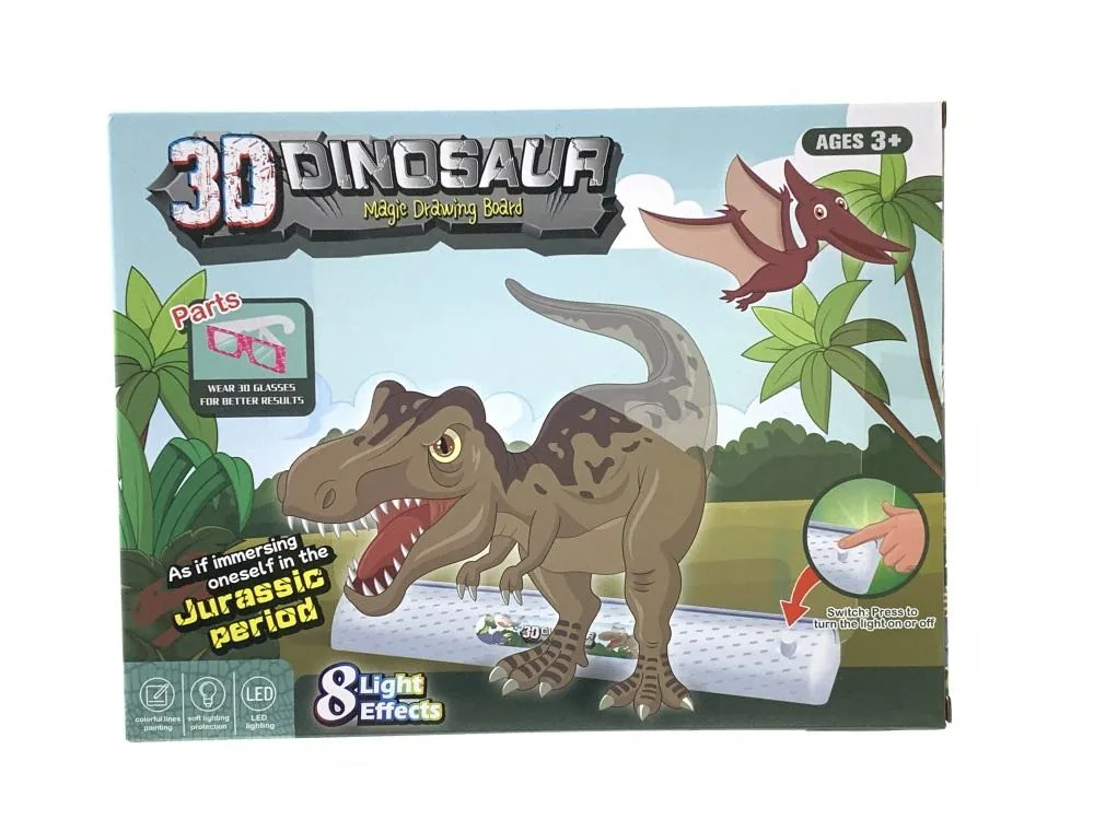Educational Toys, DIY Toys: 3D Drawing Board—Dinosaur Edition product reference for B2B toy buyers