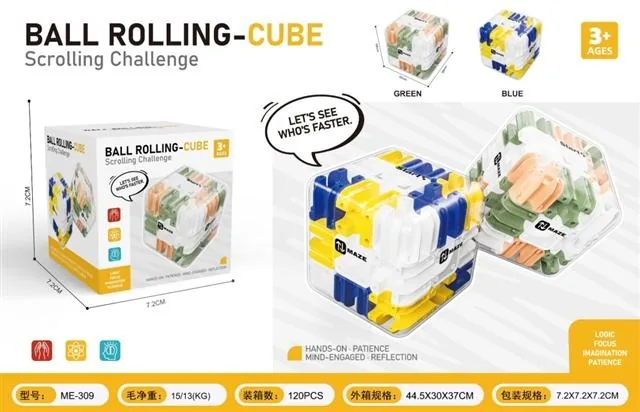 New 3D Ball Cube Maze Puzzle product reference for B2B toy buyers
