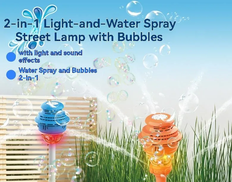 2 in 1 water spray & bubble machine product reference for B2B toy buyers