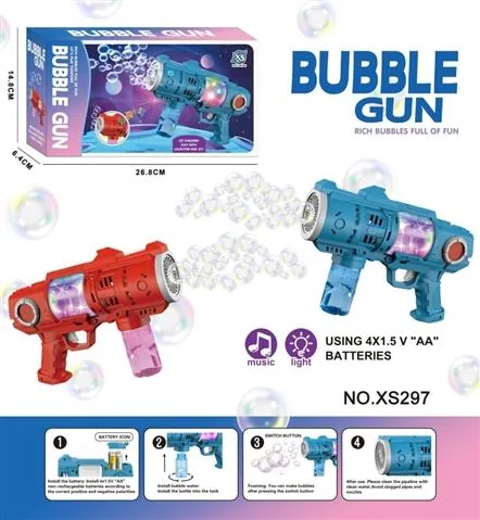 20 Hole Electric Bubble Gun with Light product reference for B2B toy buyers