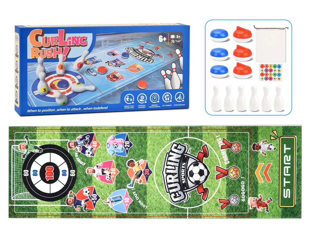 Football,Curling and Bowling Indoor Multiplayer Game product reference for B2B toy buyers