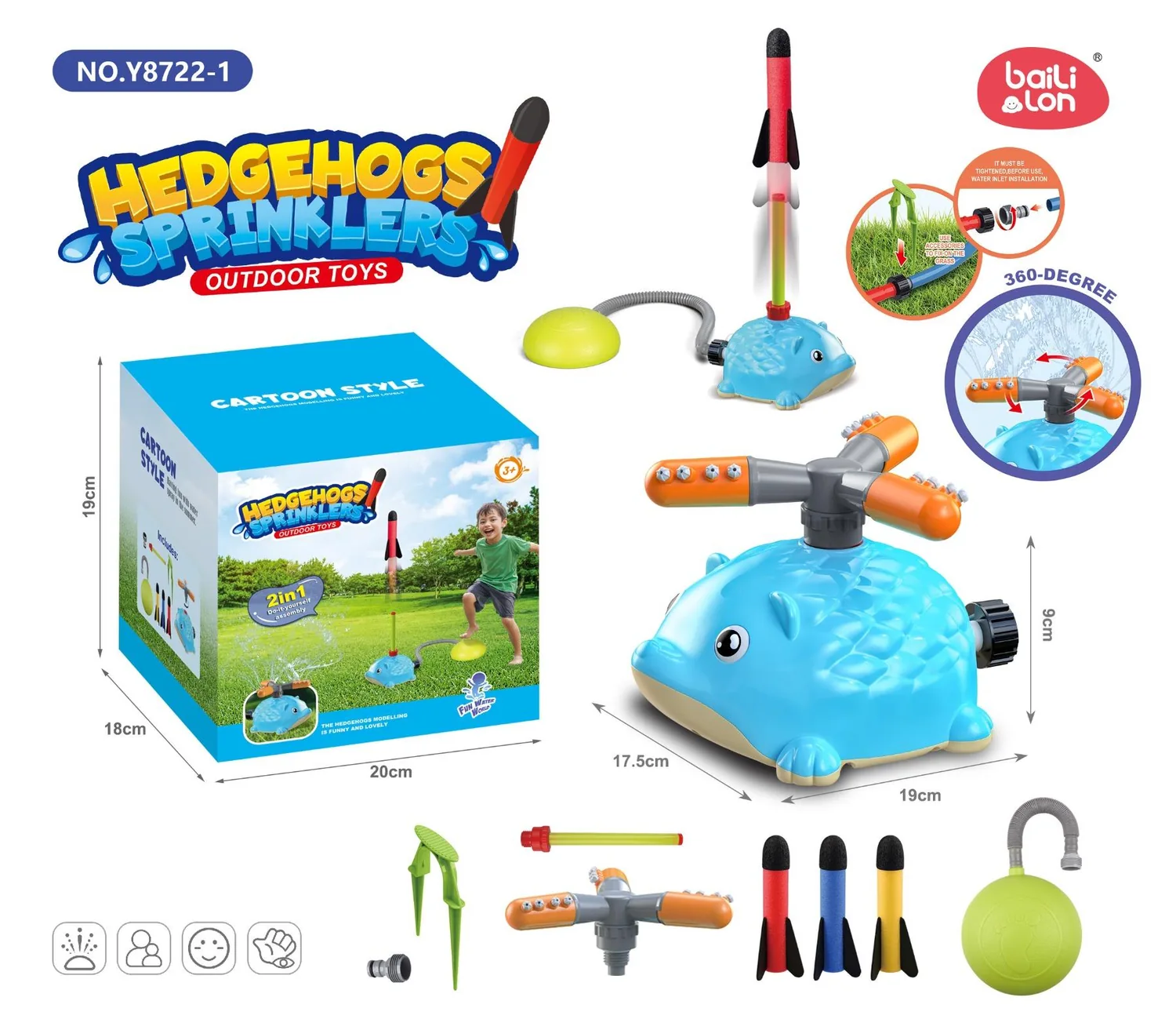 Outdoor playing water toy product reference for B2B toy buyers