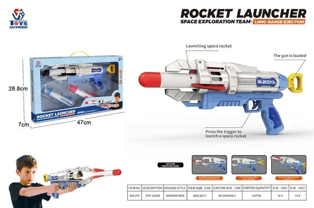 Rocket launcher product reference for B2B toy buyers