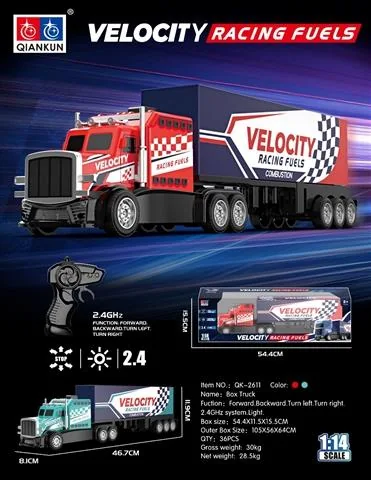 1:14 Sitong RC Tractor-Trailer with Lights, 2.4G, Includes 3.7V 500mAh Lithium Battery product reference for B2B toy buyers