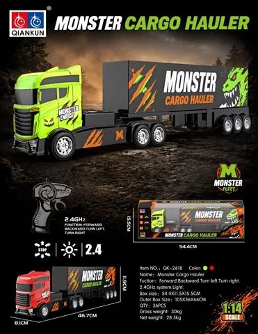 1:14 Sitong RC Tractor-Trailer with Lights - Reference 02 product reference for B2B toy buyers