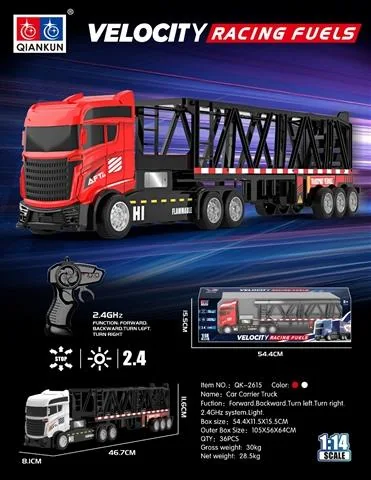 1:14 Sitong RC Tractor-Trailer with Lights product reference for B2B toy buyers