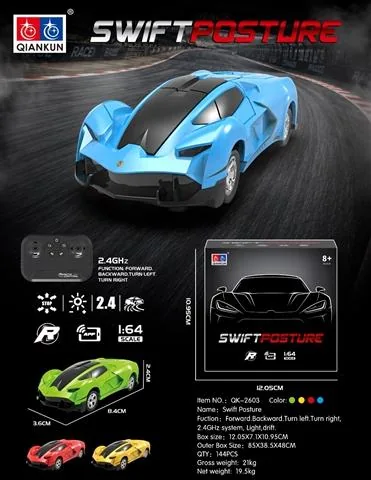 1:64 4WD Drift Simulation Race Car with Lights product reference for B2B toy buyers