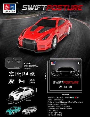 1:64 Scale 4WD Drift Simulation Race Car with Lights - Reference 02 product reference for B2B toy buyers