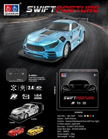 1:64 Scale 4WD Drift Simulation Race Car with Lights product reference for B2B toy buyers