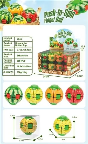 Finger-Tip sensory-play Fruit Series Top product reference for B2B toy buyers