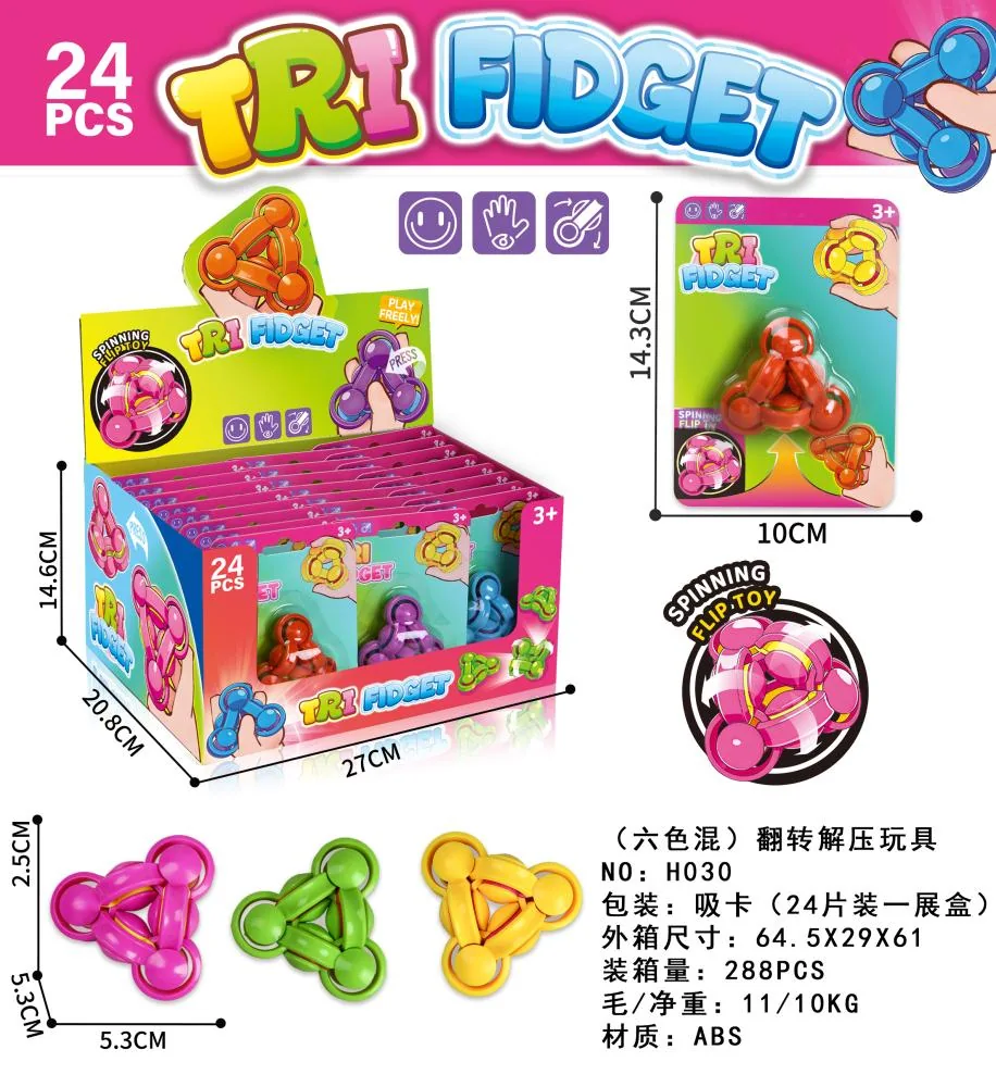 Triangle Flip sensory-play Finger Spinner: Educational and Stress-Relieving Spinning... product reference for B2B toy buyers